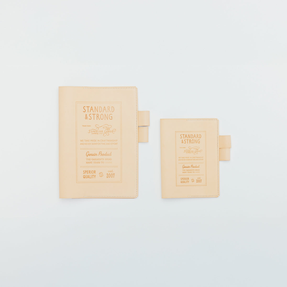 PRE-ORDER: A6 Notebook Cover Keeper, TSL Stamped leather