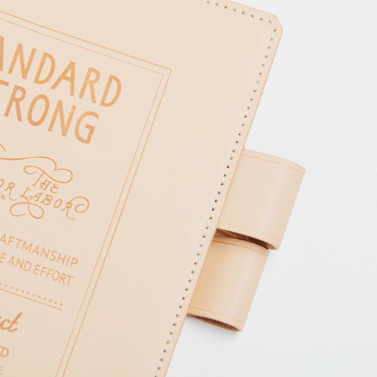 PRE-ORDER: A5 Notebook Cover Keeper, TSL Stamped leather