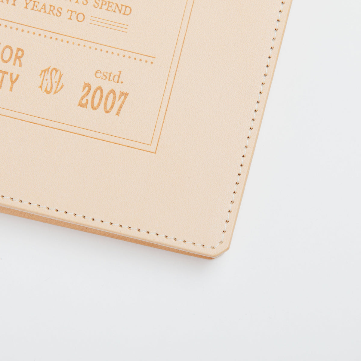 PRE-ORDER: A5 Notebook Cover Keeper, TSL Stamped leather