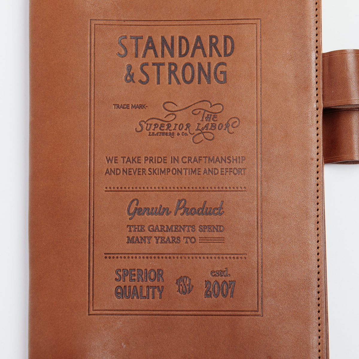 PRE-ORDER: A5 Notebook Cover Keeper, TSL Stamped leather