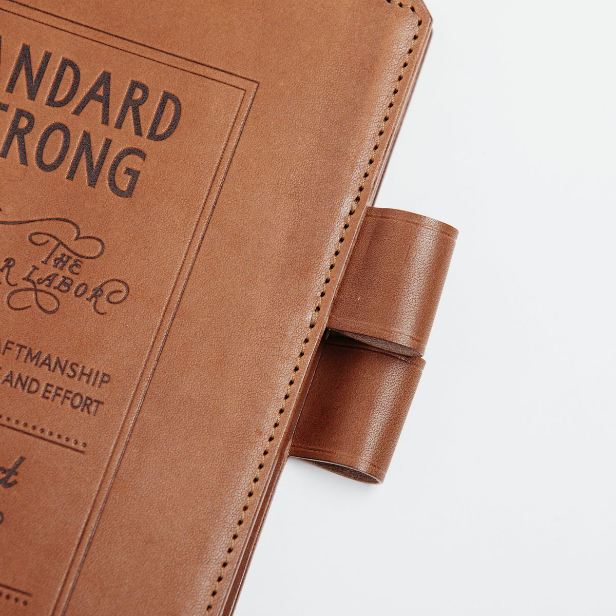 PRE-ORDER: A5 Notebook Cover Keeper, TSL Stamped leather