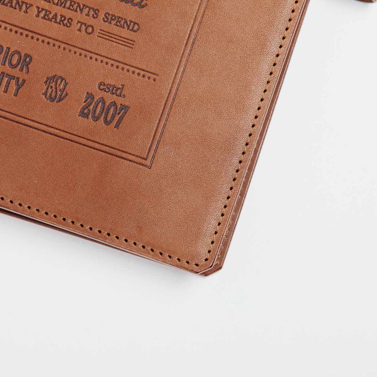 PRE-ORDER: A5 Notebook Cover Keeper, TSL Stamped leather