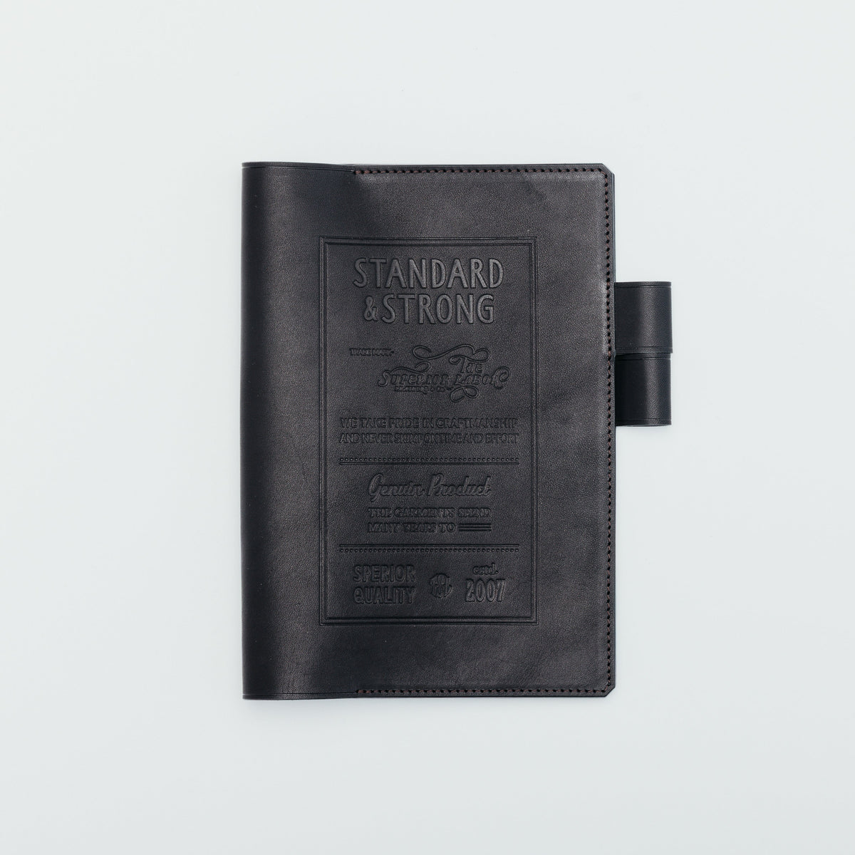 PRE-ORDER: A5 Notebook Cover Keeper, TSL Stamped leather