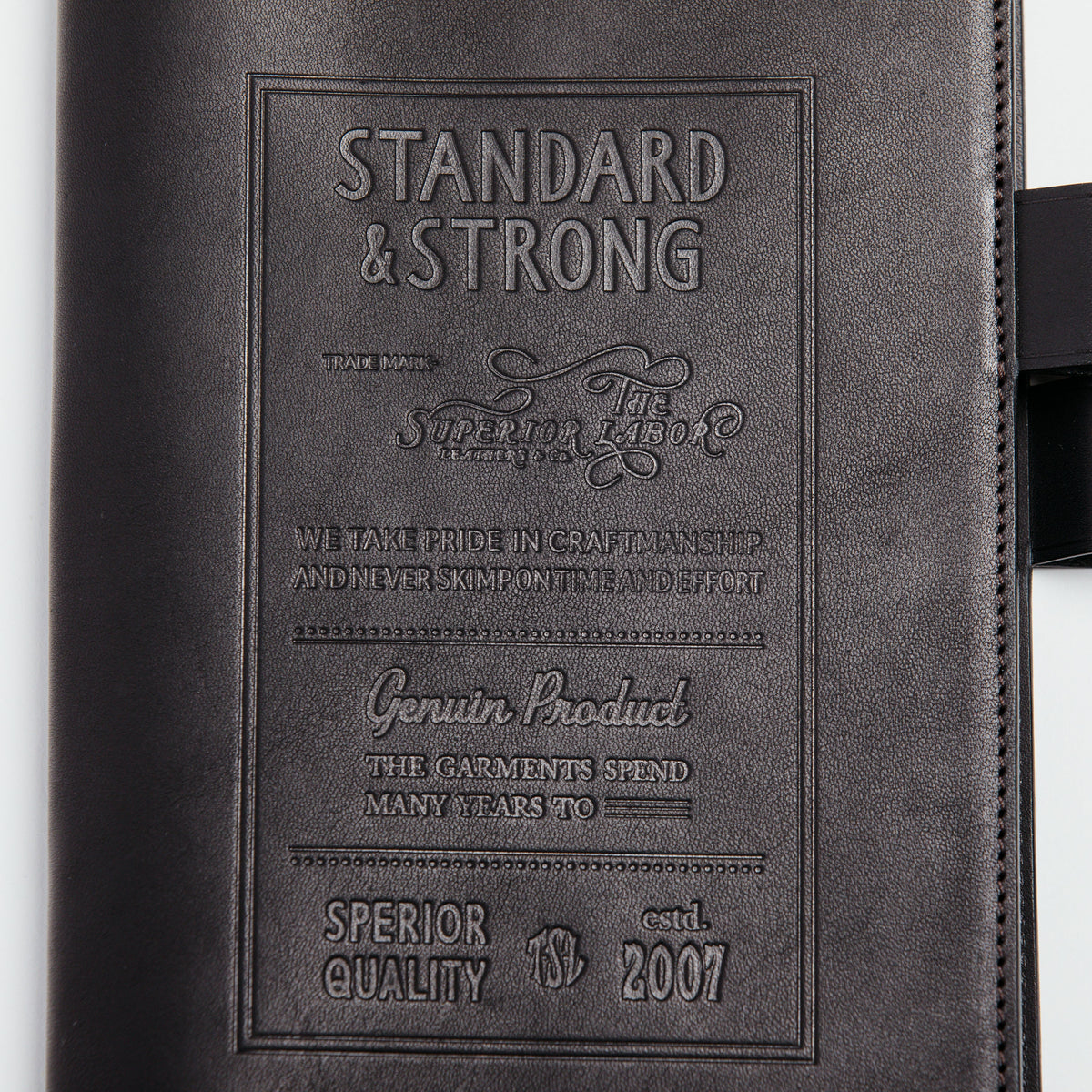 PRE-ORDER: A5 Notebook Cover Keeper, TSL Stamped leather