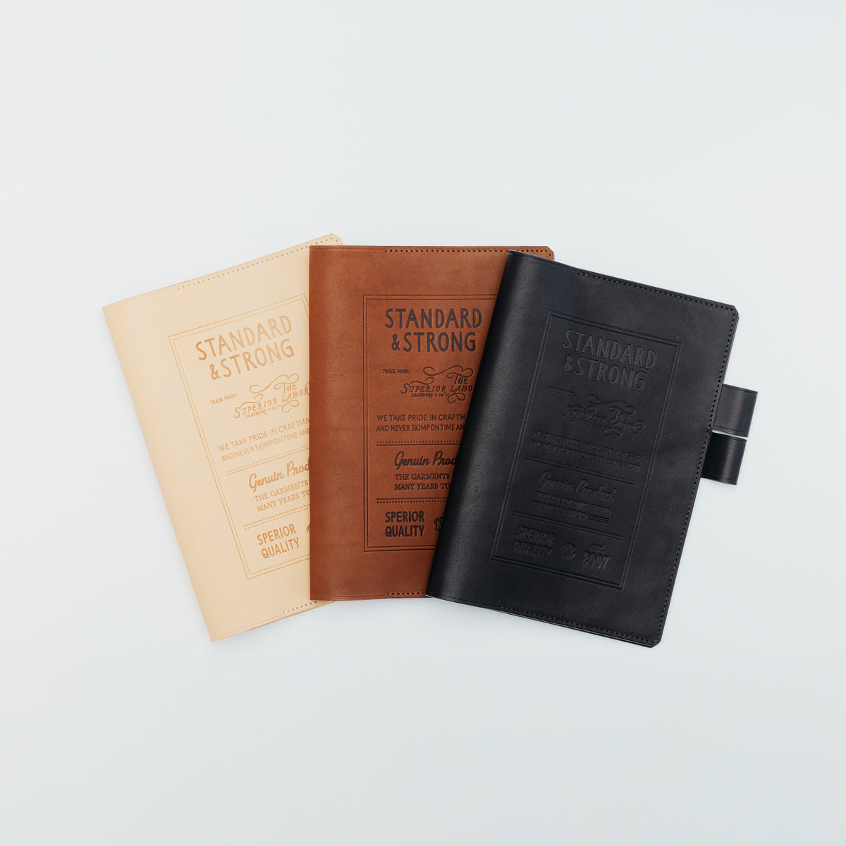 PRE-ORDER: A5 Notebook Cover Keeper, TSL Stamped leather
