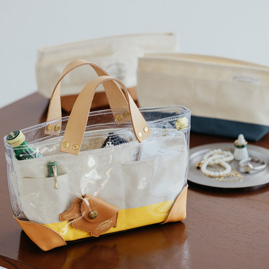 PRE-ORDER: CUSTOMIZABLE: TSL See through mini tote bag