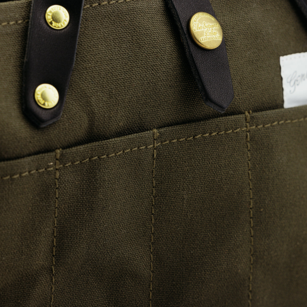 TSL paraffin canvas mini bag