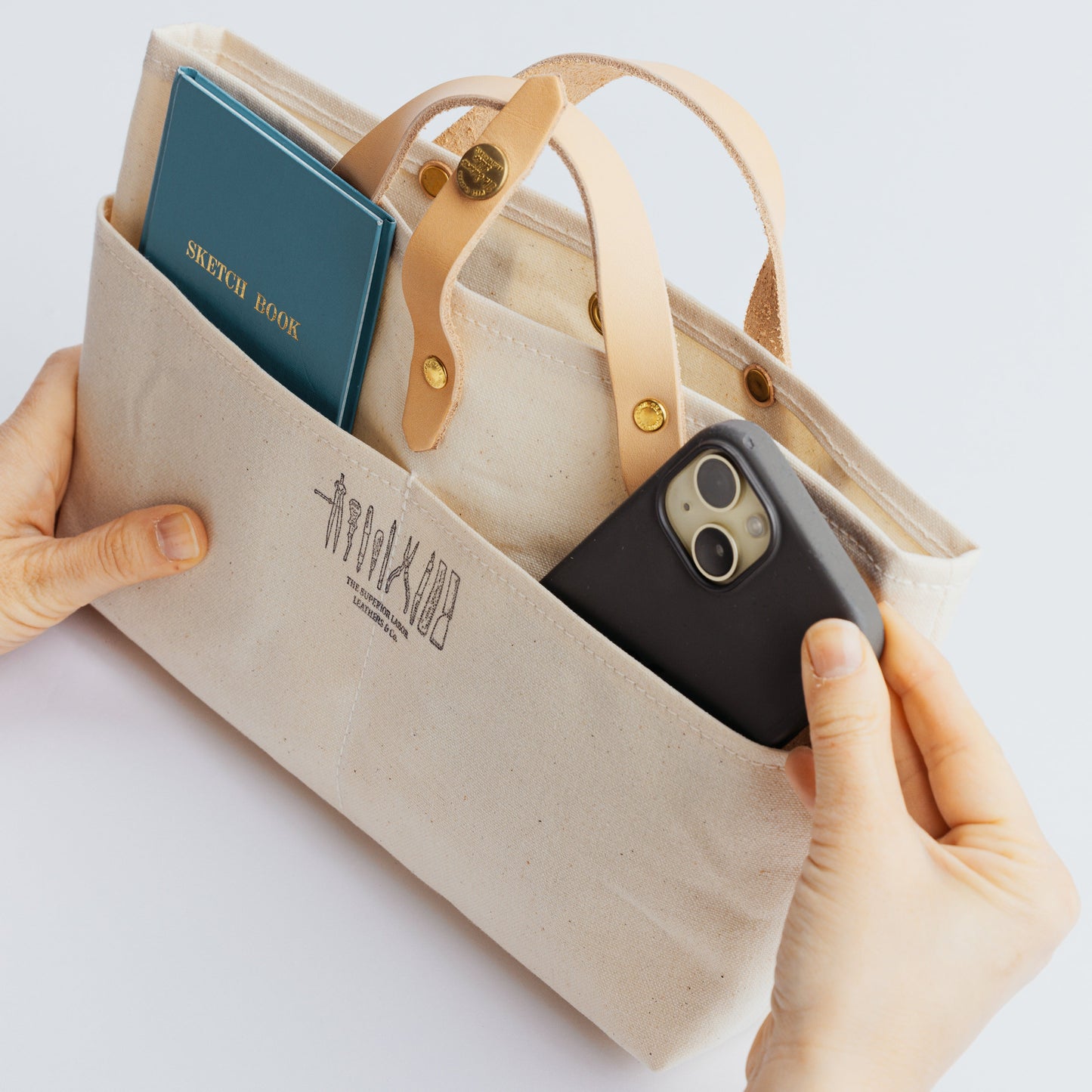 TSL paraffin canvas mini bag