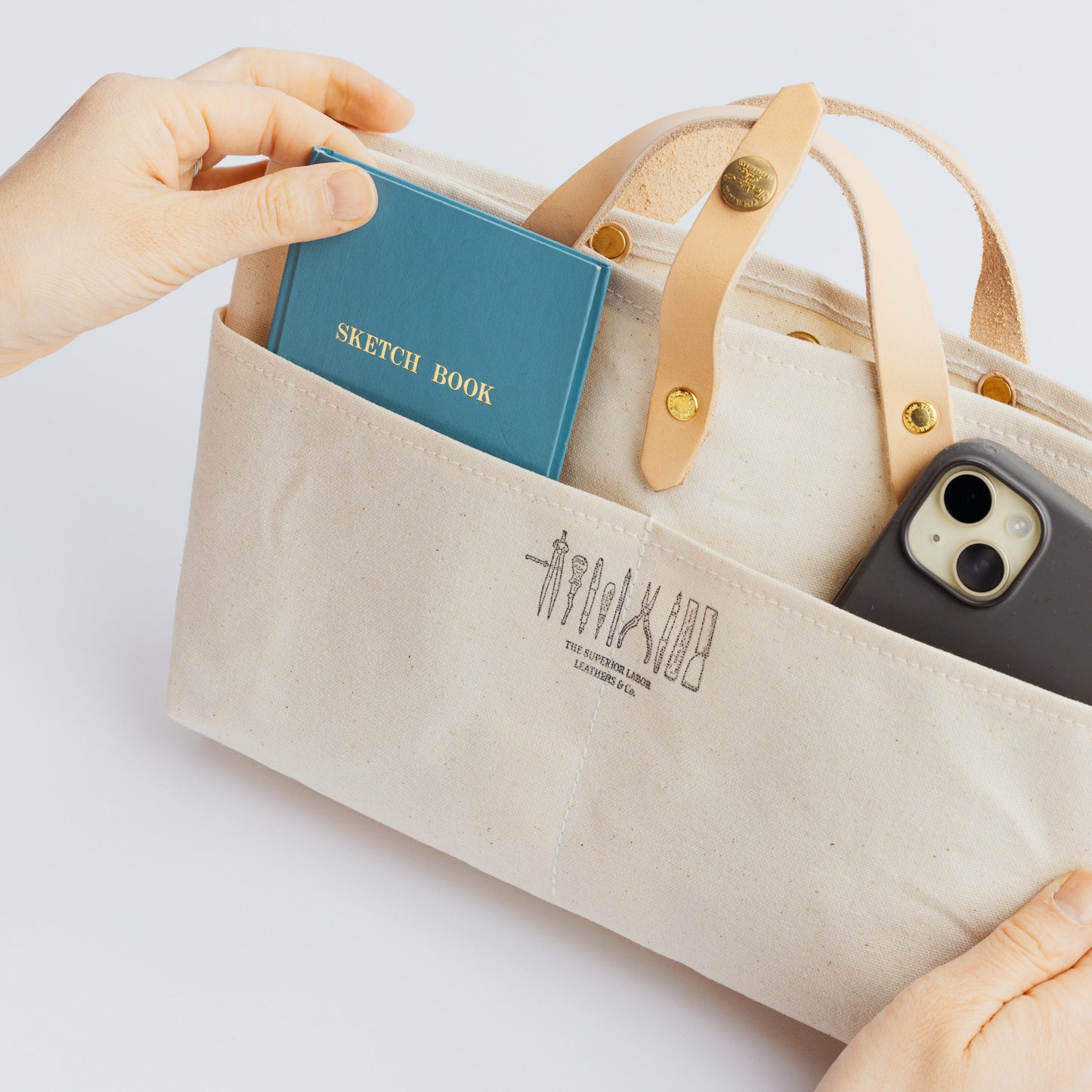 TSL paraffin canvas mini bag