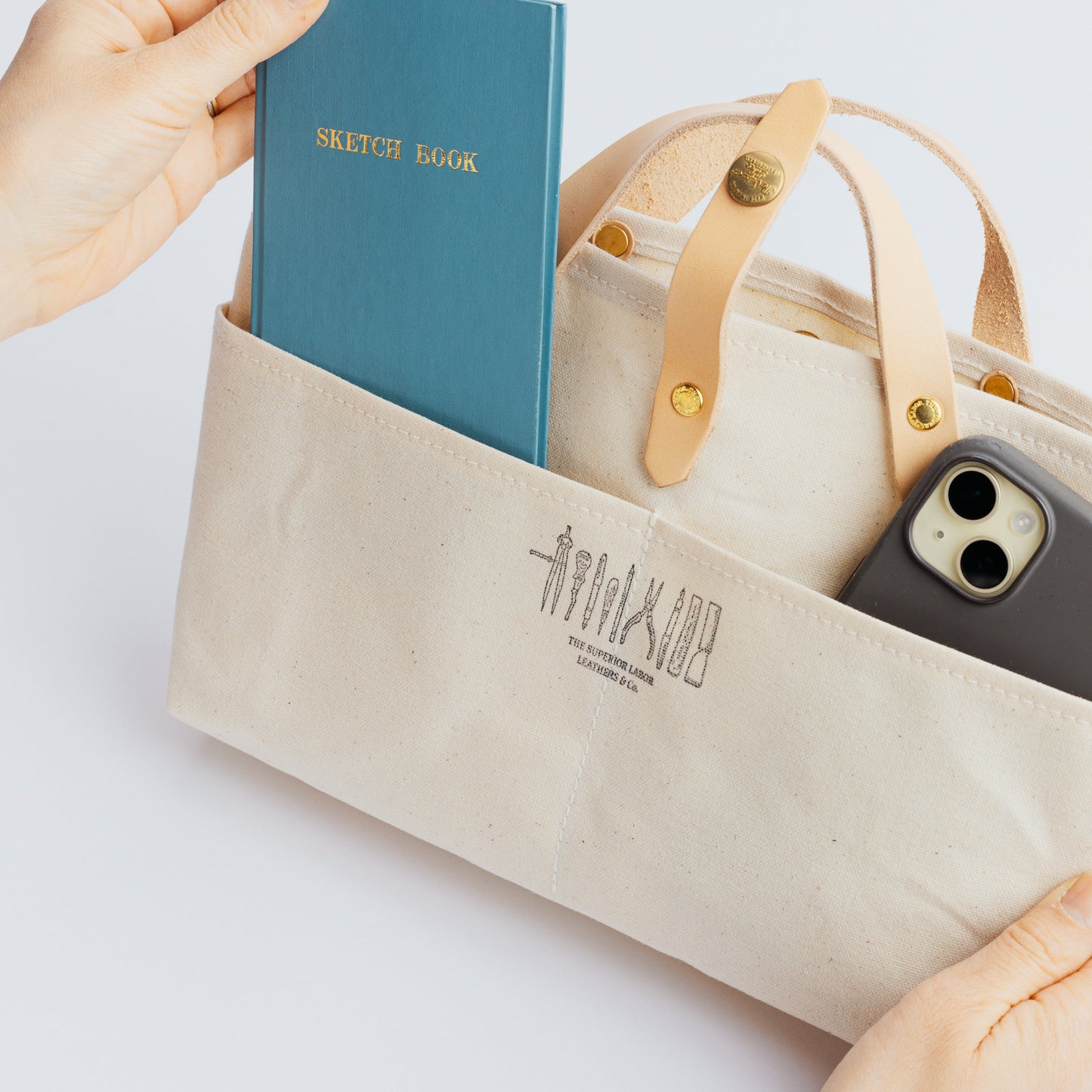 TSL paraffin canvas mini bag