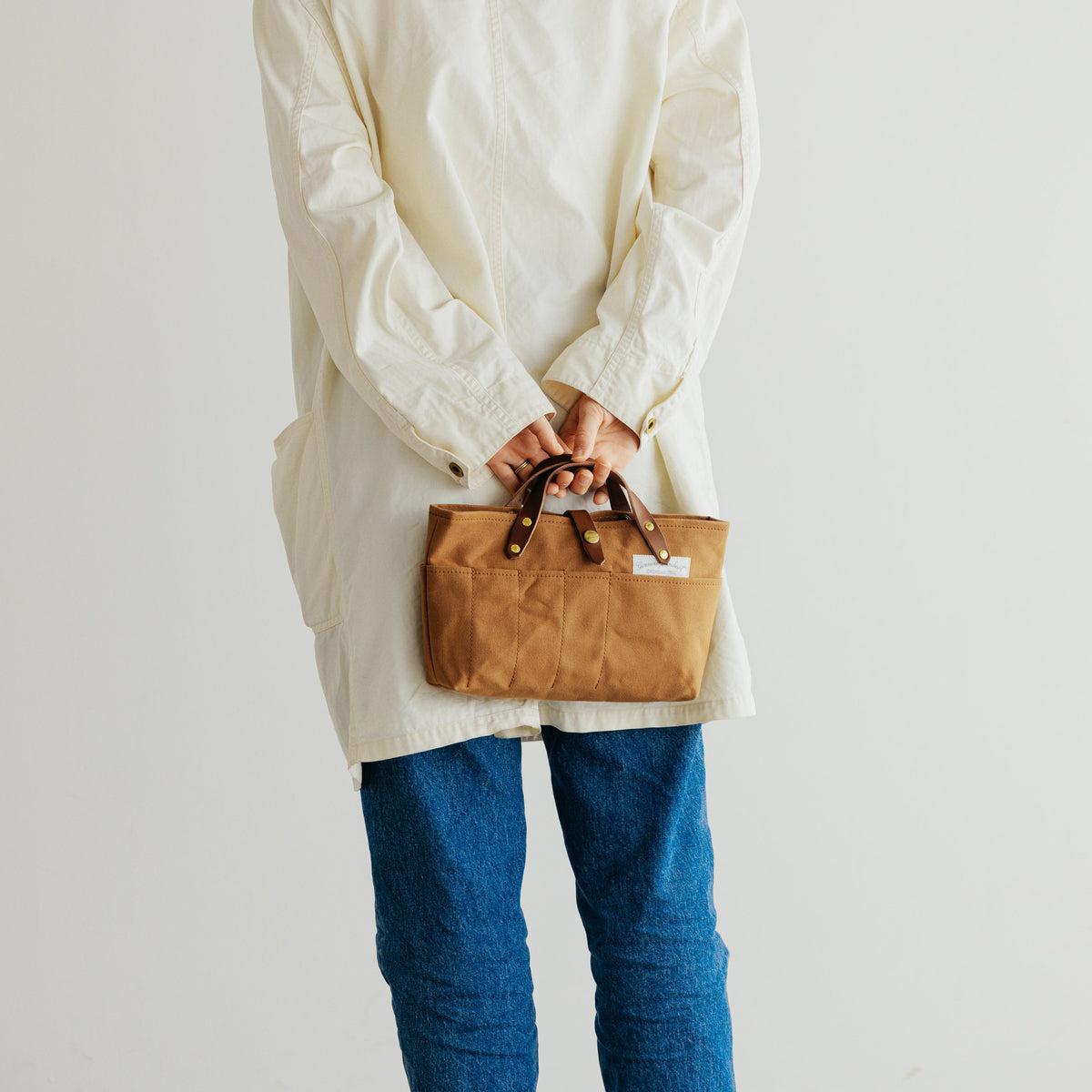 TSL paraffin canvas mini bag