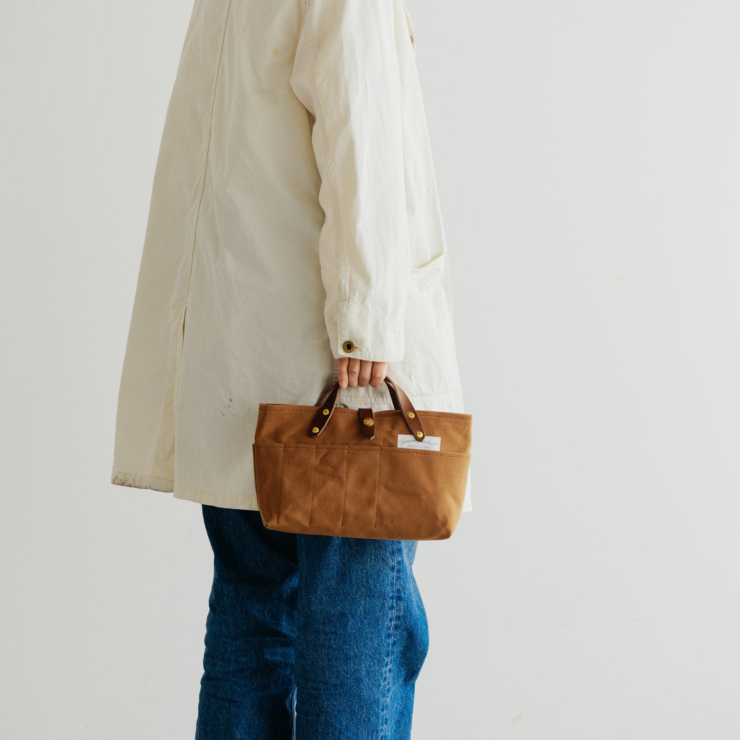 TSL paraffin canvas mini bag