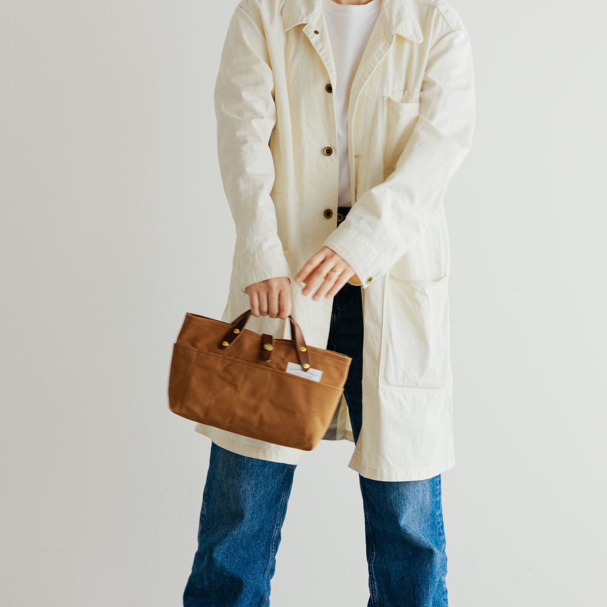 TSL paraffin canvas mini bag