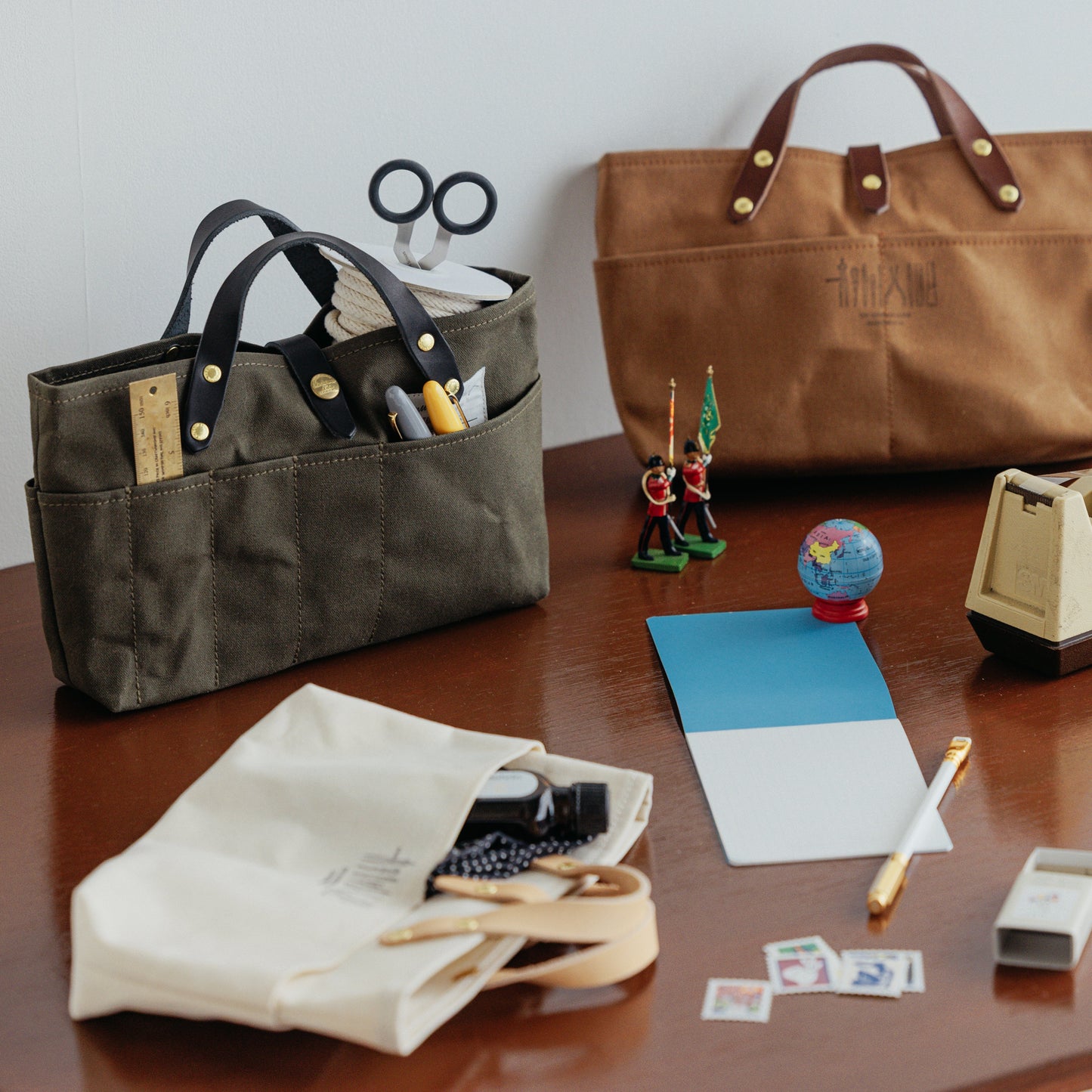 TSL paraffin canvas mini bag