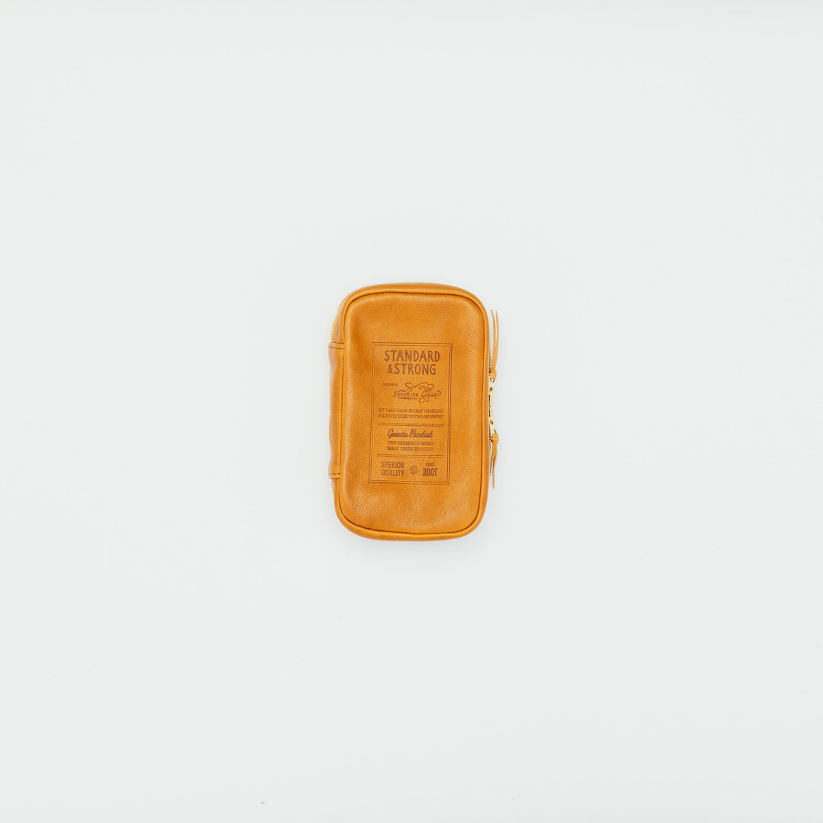 Utility Leather Case, TSL Oil Stamped leather