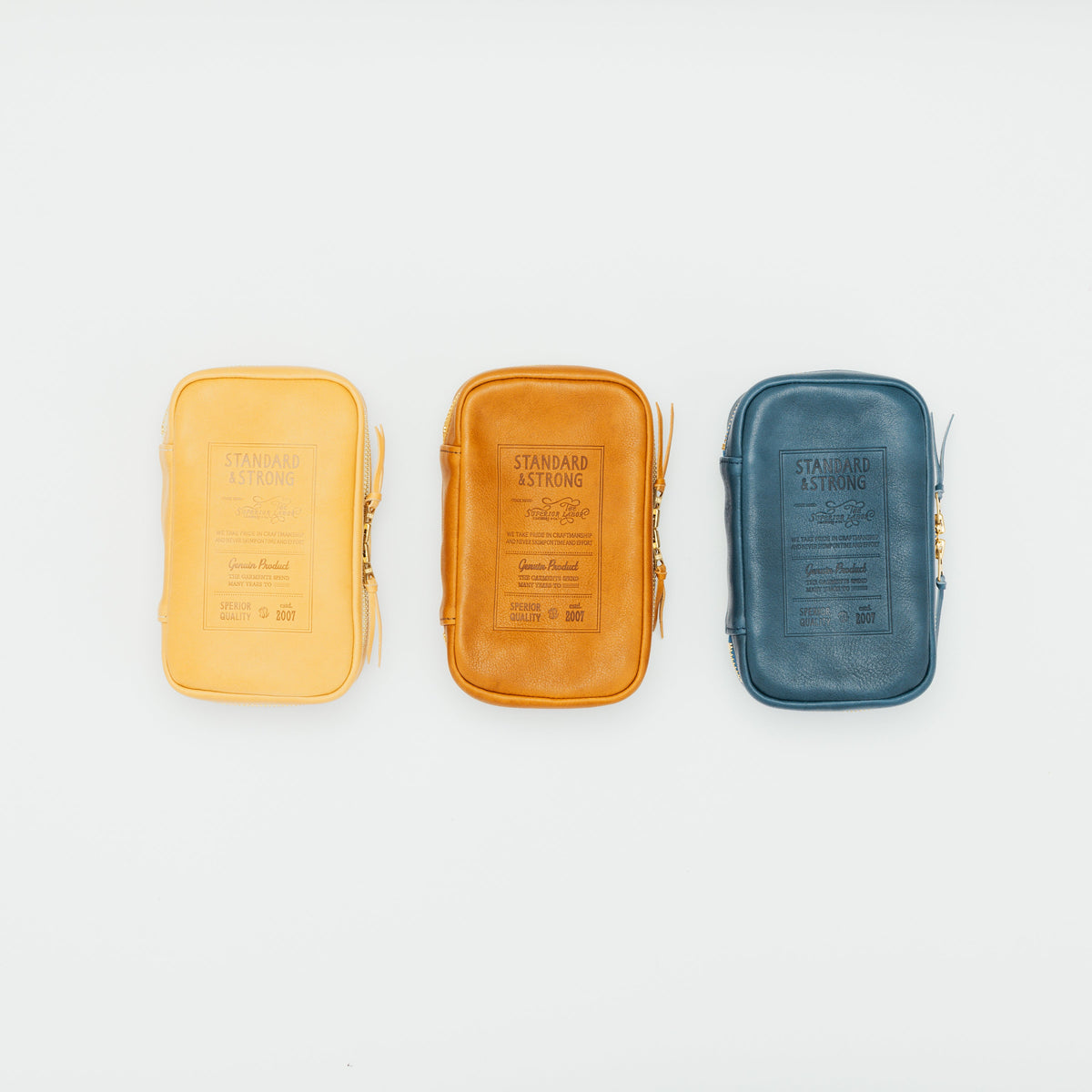 Utility Leather Case, TSL Oil Stamped leather