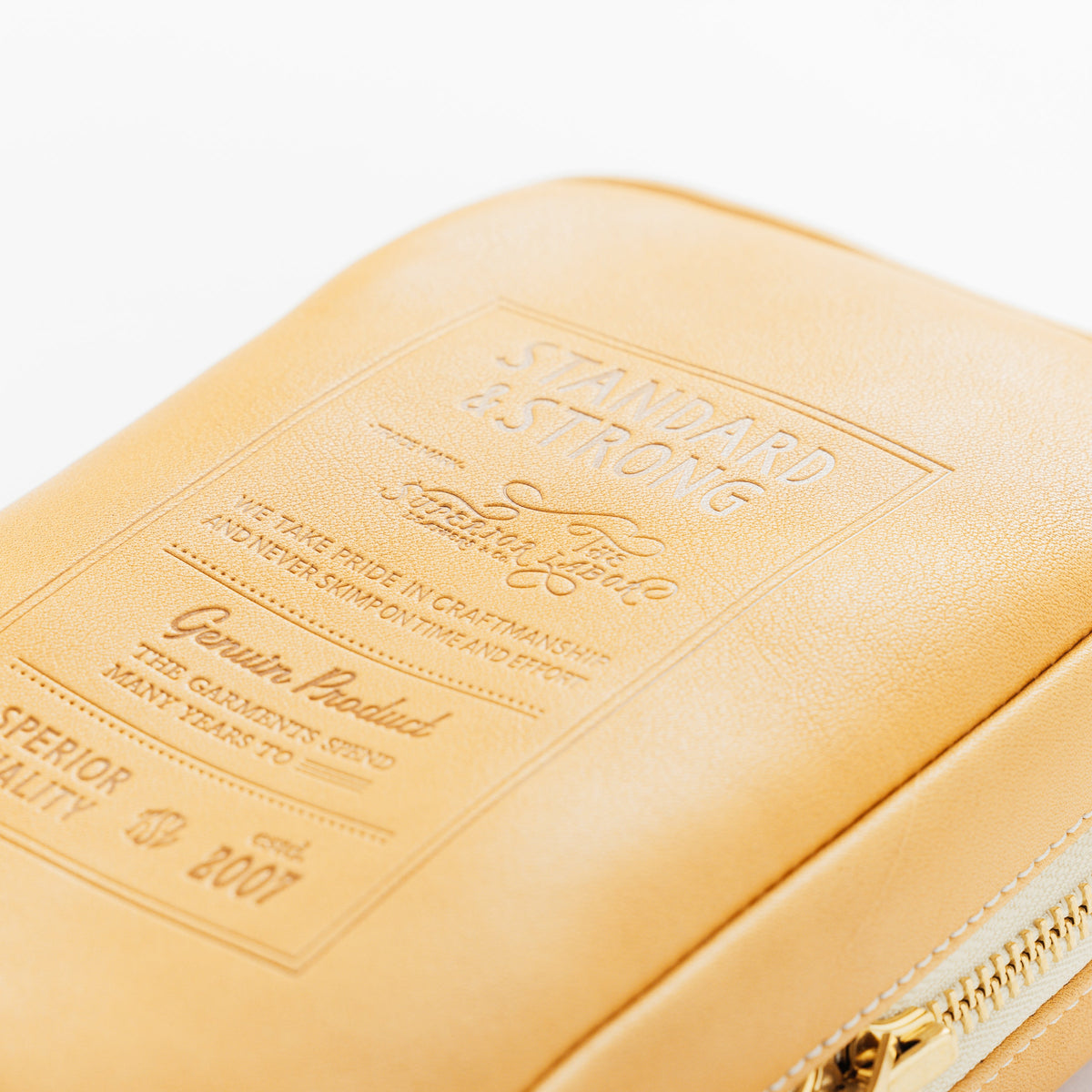 Utility Leather Case, TSL Oil Stamped leather