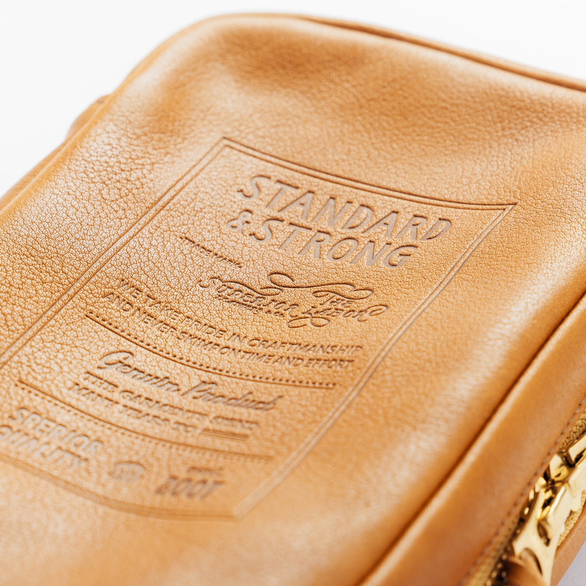 Utility Leather Case, TSL Oil Stamped leather