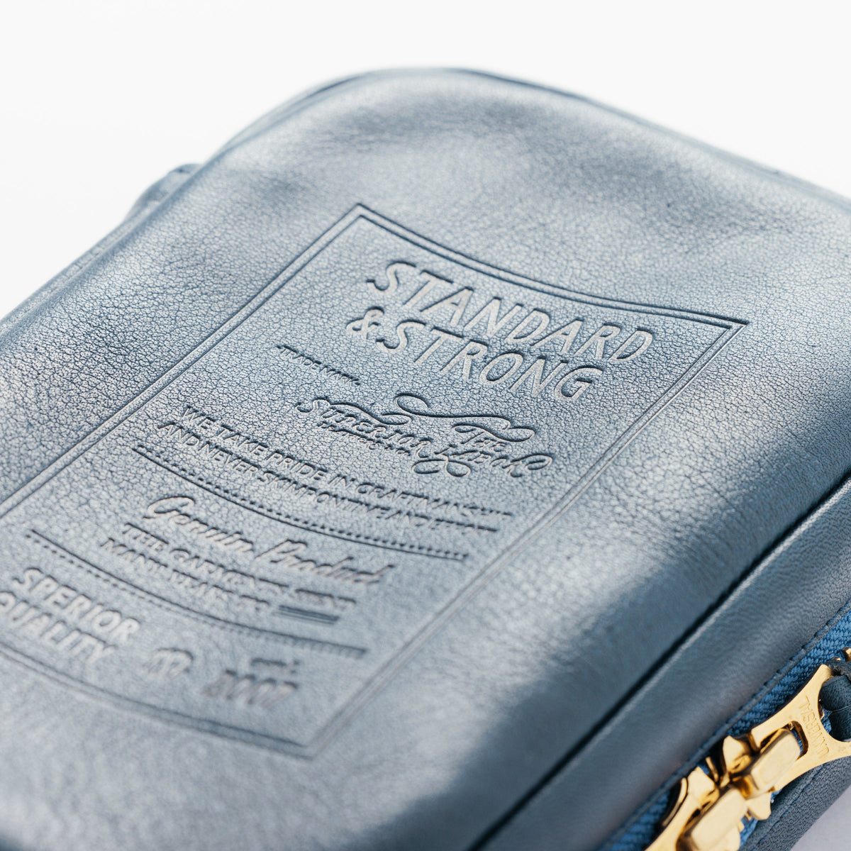 Utility Leather Case, TSL Oil Stamped leather