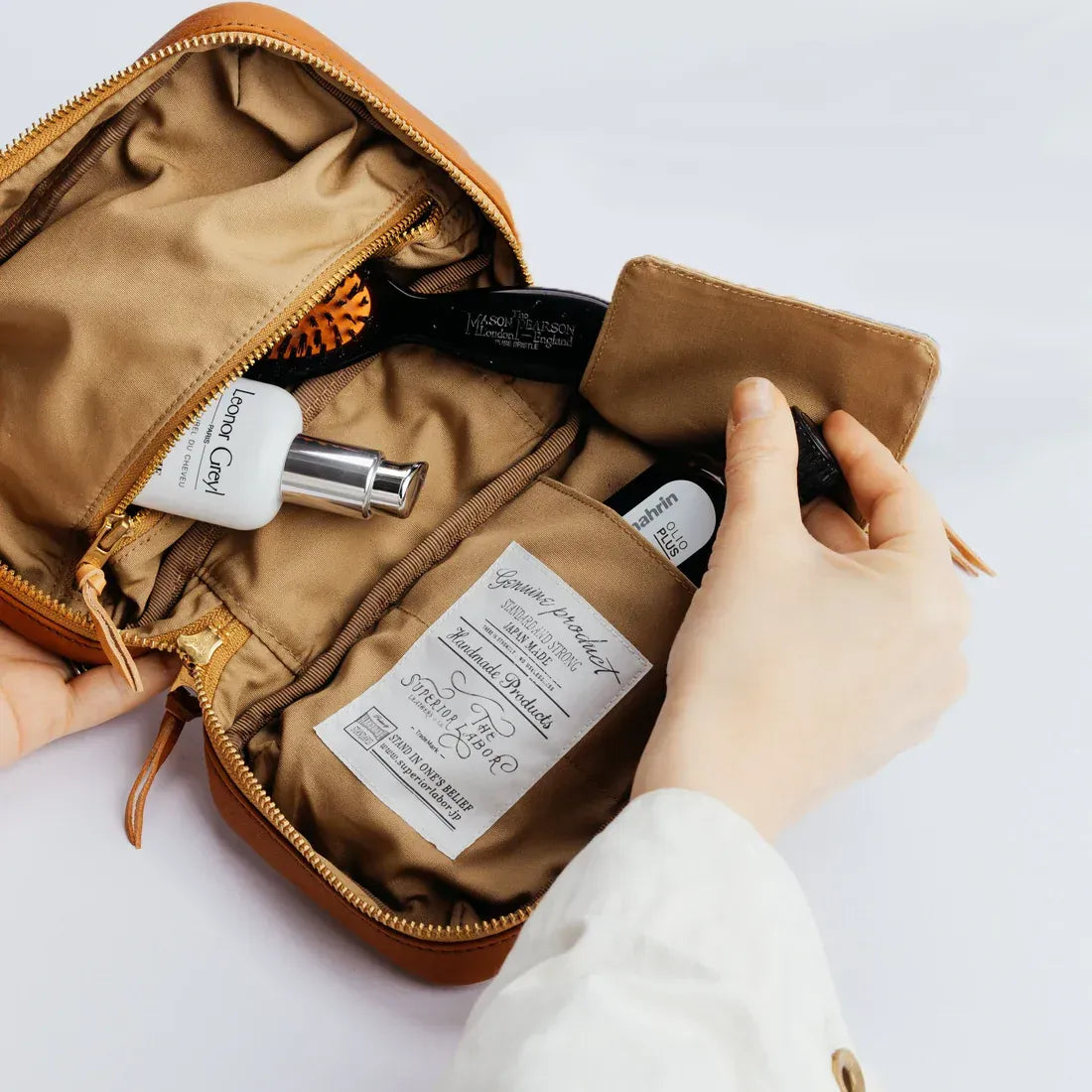 Utility Leather Case, TSL Oil Stamped leather