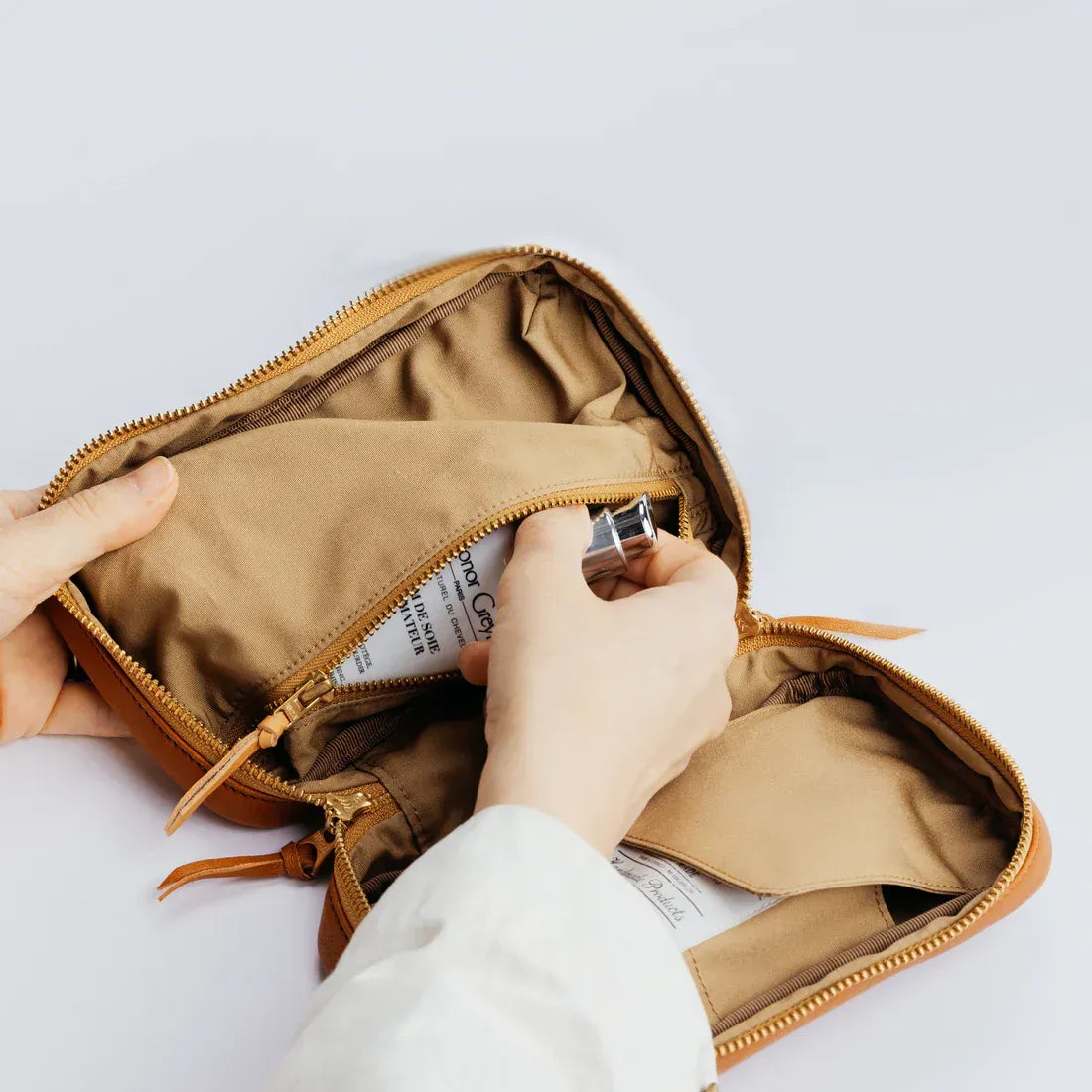 Utility Leather Case, TSL Oil Stamped leather