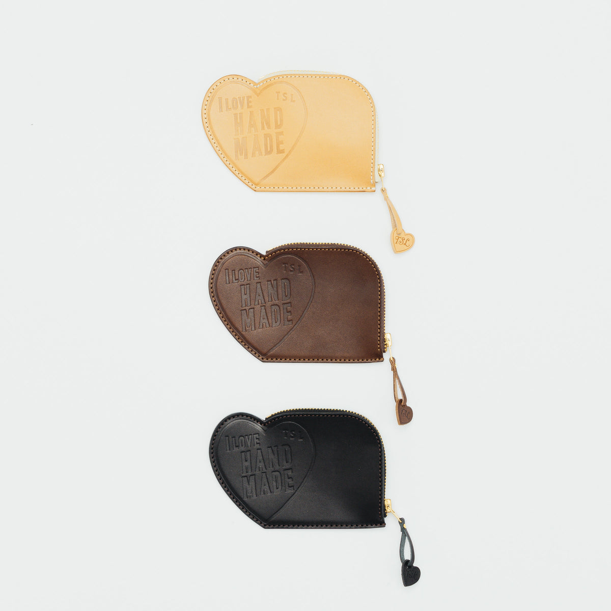 PREORDER: I LOVE HANDMADE, TSL Leather purse