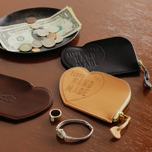 PREORDER: I LOVE HANDMADE, TSL Leather purse