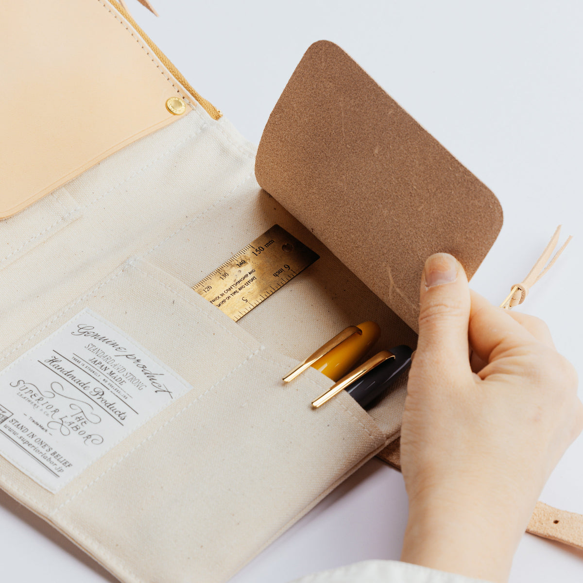 TSL paraffin canvas pen case