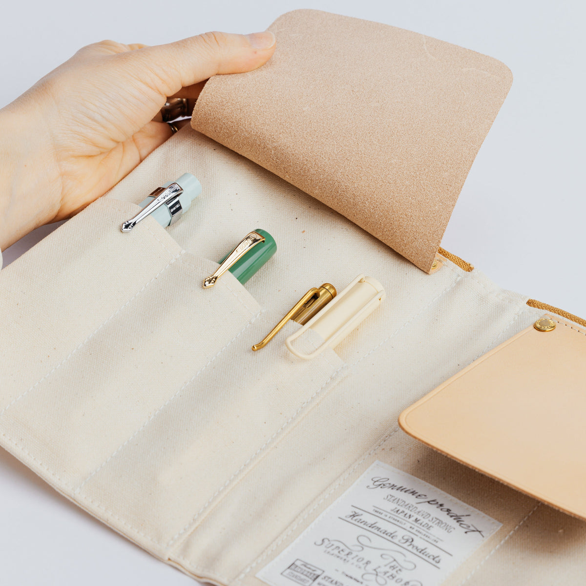 TSL paraffin canvas pen case