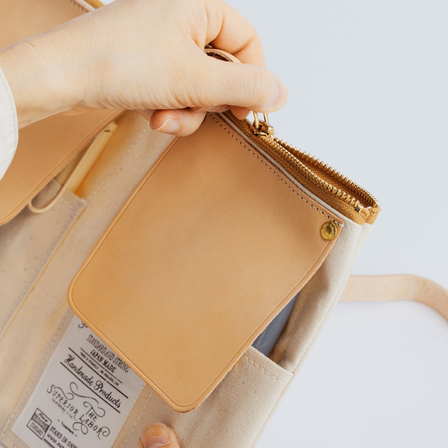 TSL paraffin canvas pen case