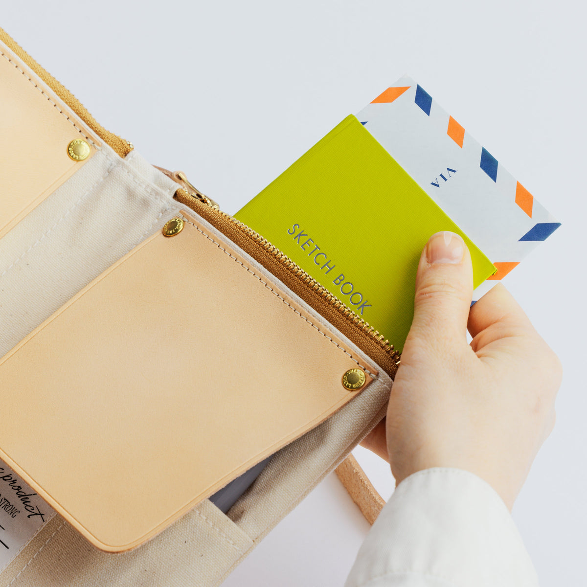 TSL paraffin canvas pen case