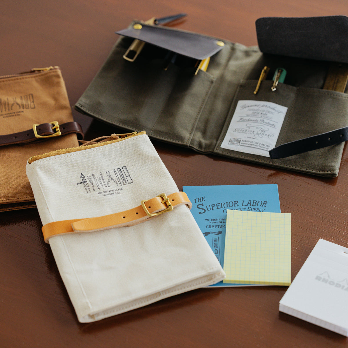 TSL paraffin canvas pen case