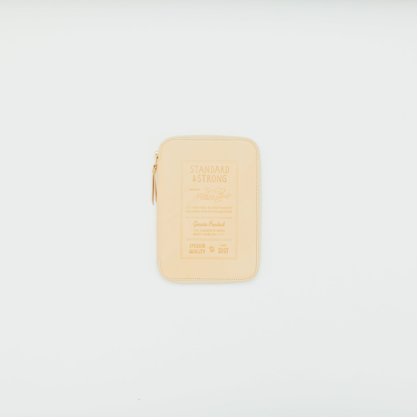 PREORDER: A5 Zip Organizer TSL Stamped Leather