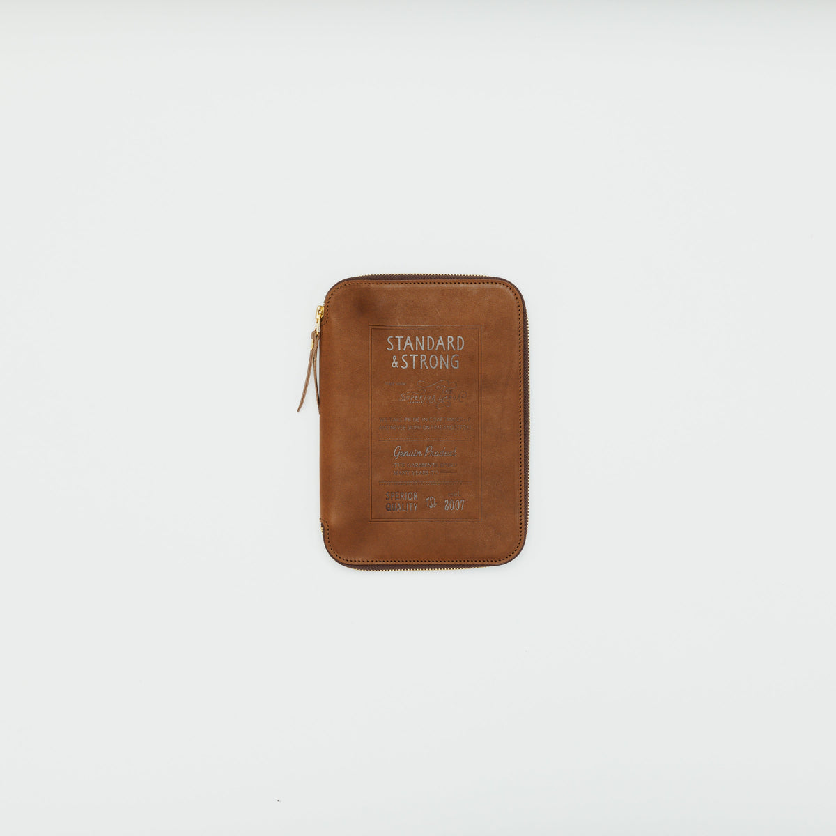 PREORDER: A5 Zip Organizer TSL Stamped Leather