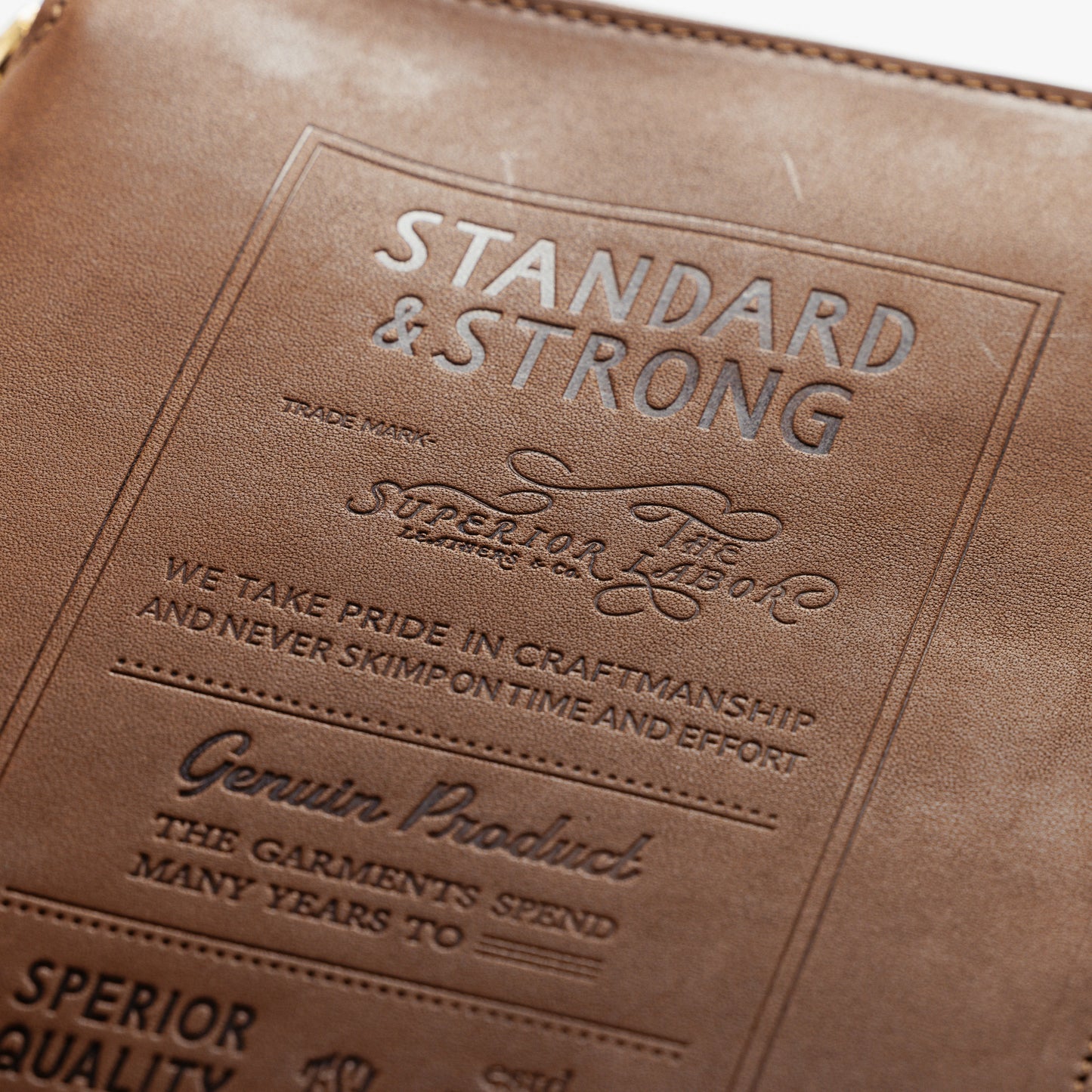 PREORDER: A5 Zip Organizer TSL Stamped Leather