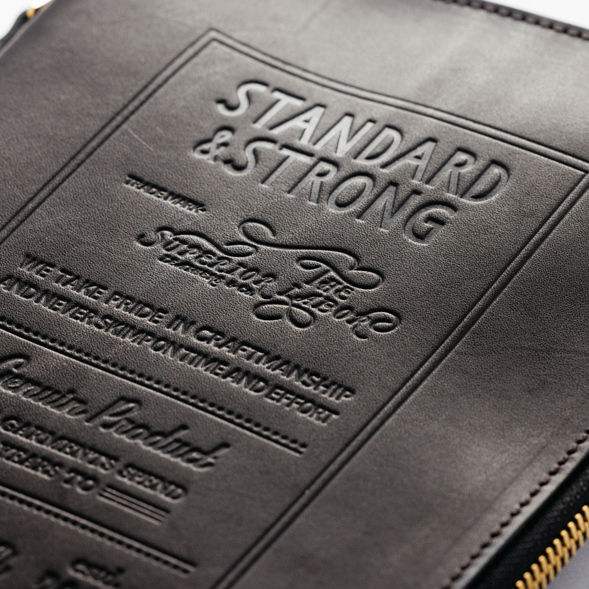 PREORDER: A5 Zip Organizer TSL Stamped Leather