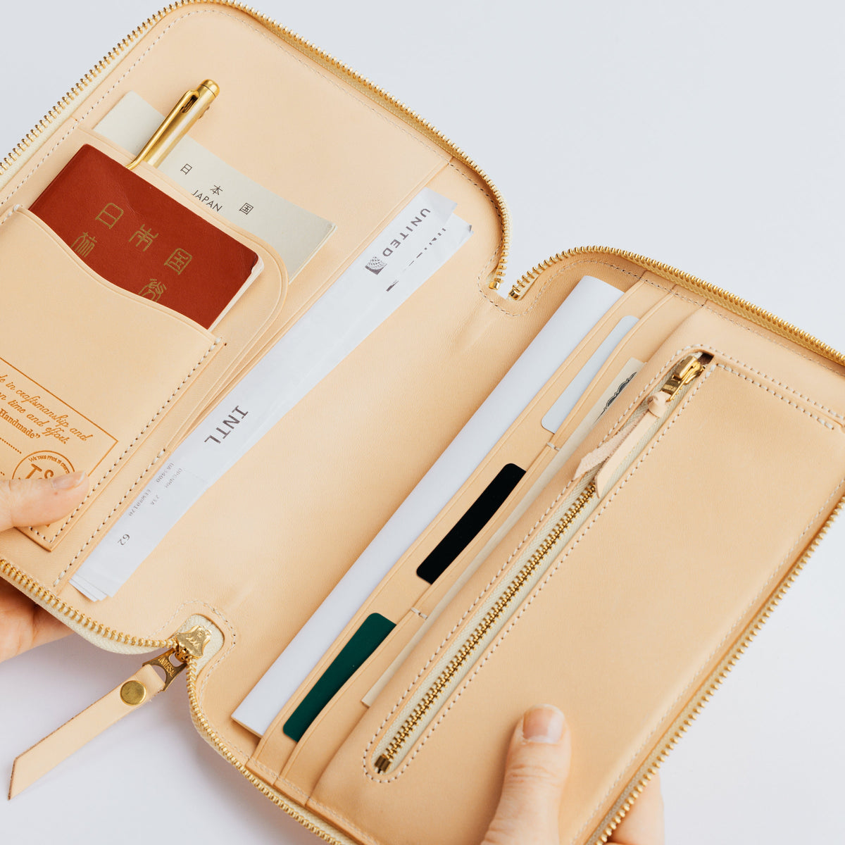 PREORDER: A5 Zip Organizer TSL Stamped Leather