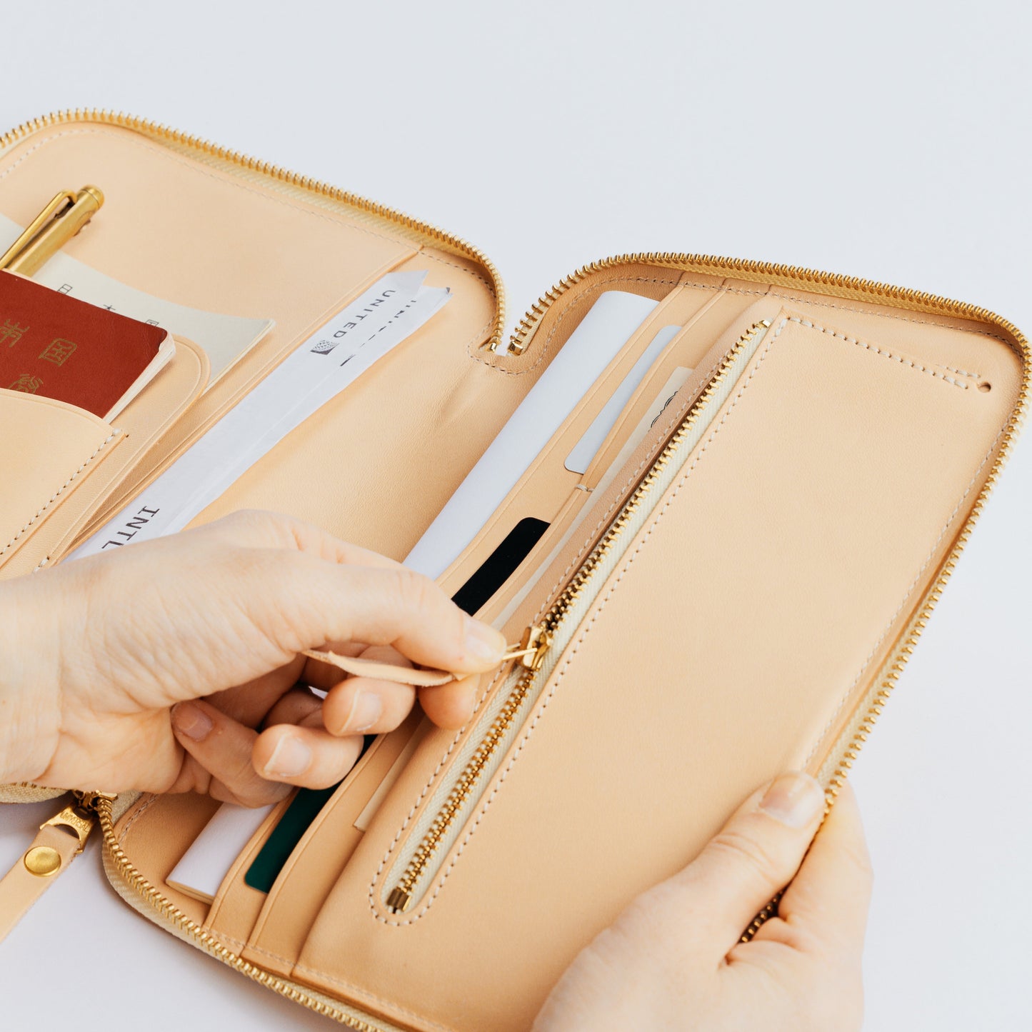 PREORDER: A5 Zip Organizer TSL Stamped Leather