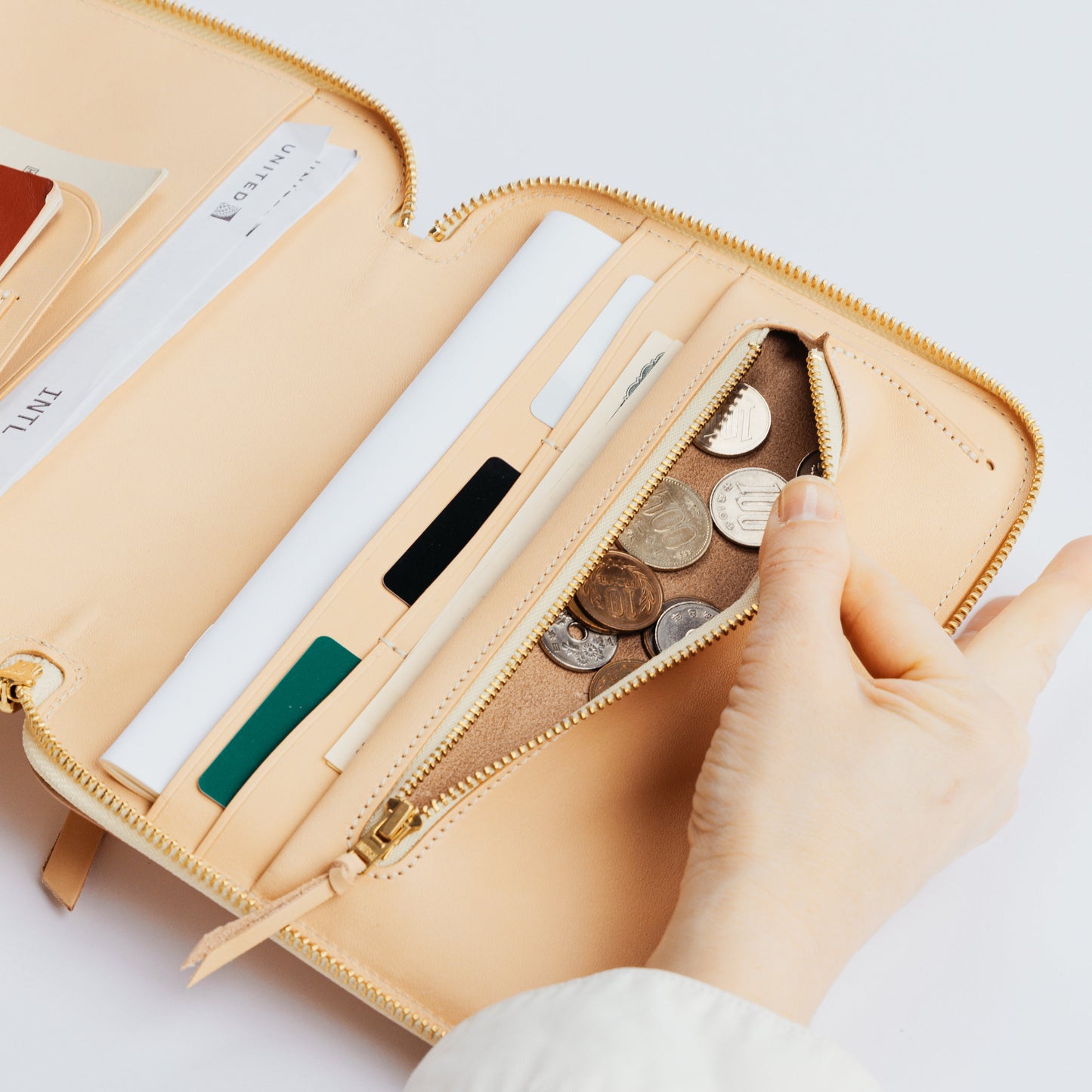 PREORDER: A5 Zip Organizer TSL Stamped Leather