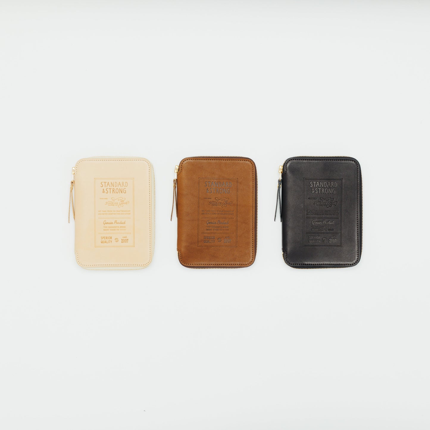 PRE-ORDER: A6 Zip Organizer TSL Stamped Leather