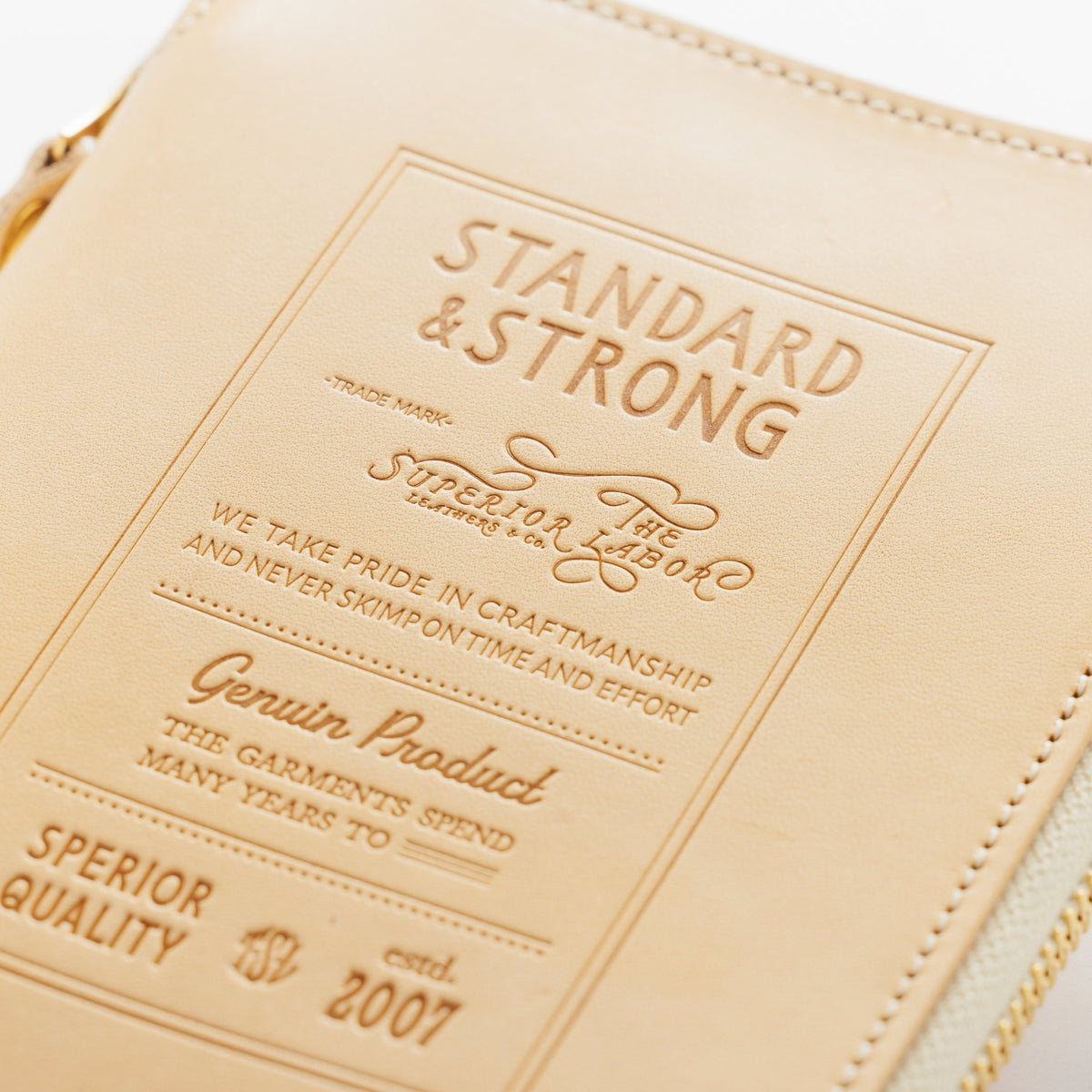PRE-ORDER: A6 Zip Organizer TSL Stamped Leather