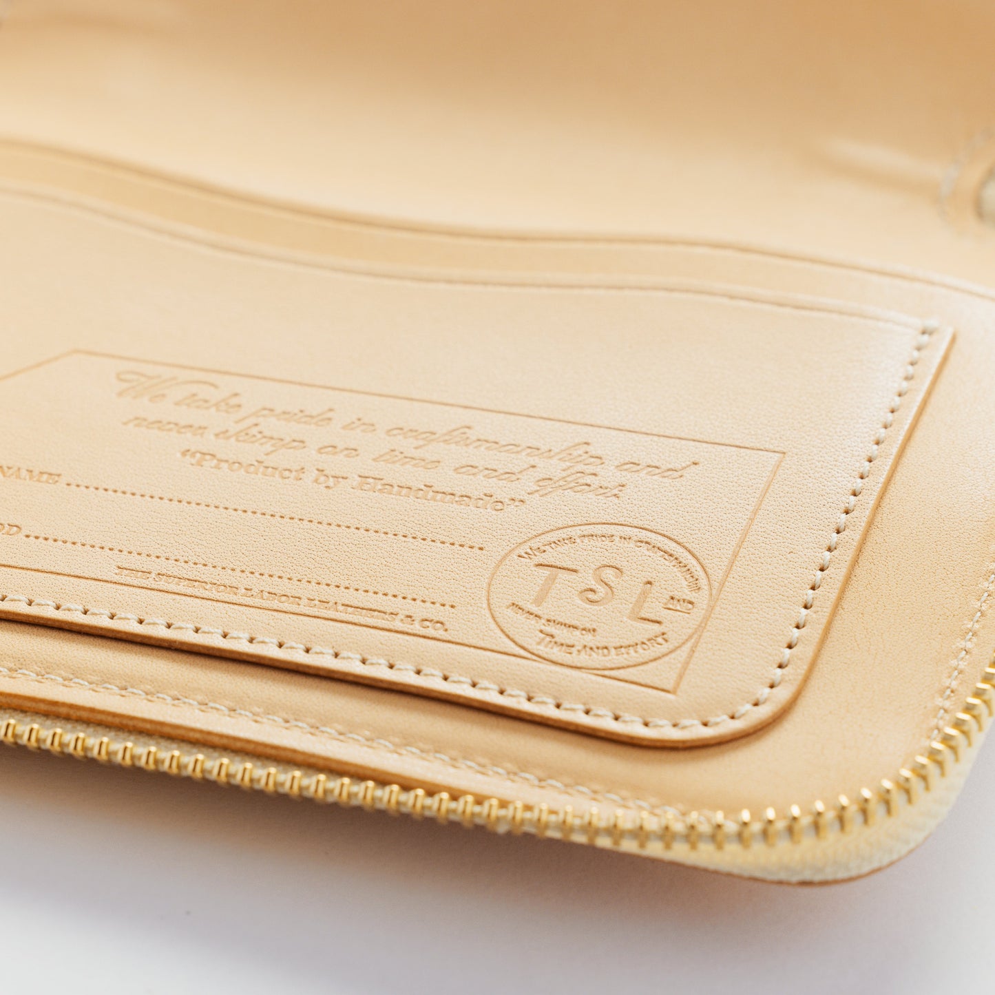 PRE-ORDER: A6 Zip Organizer TSL Stamped Leather