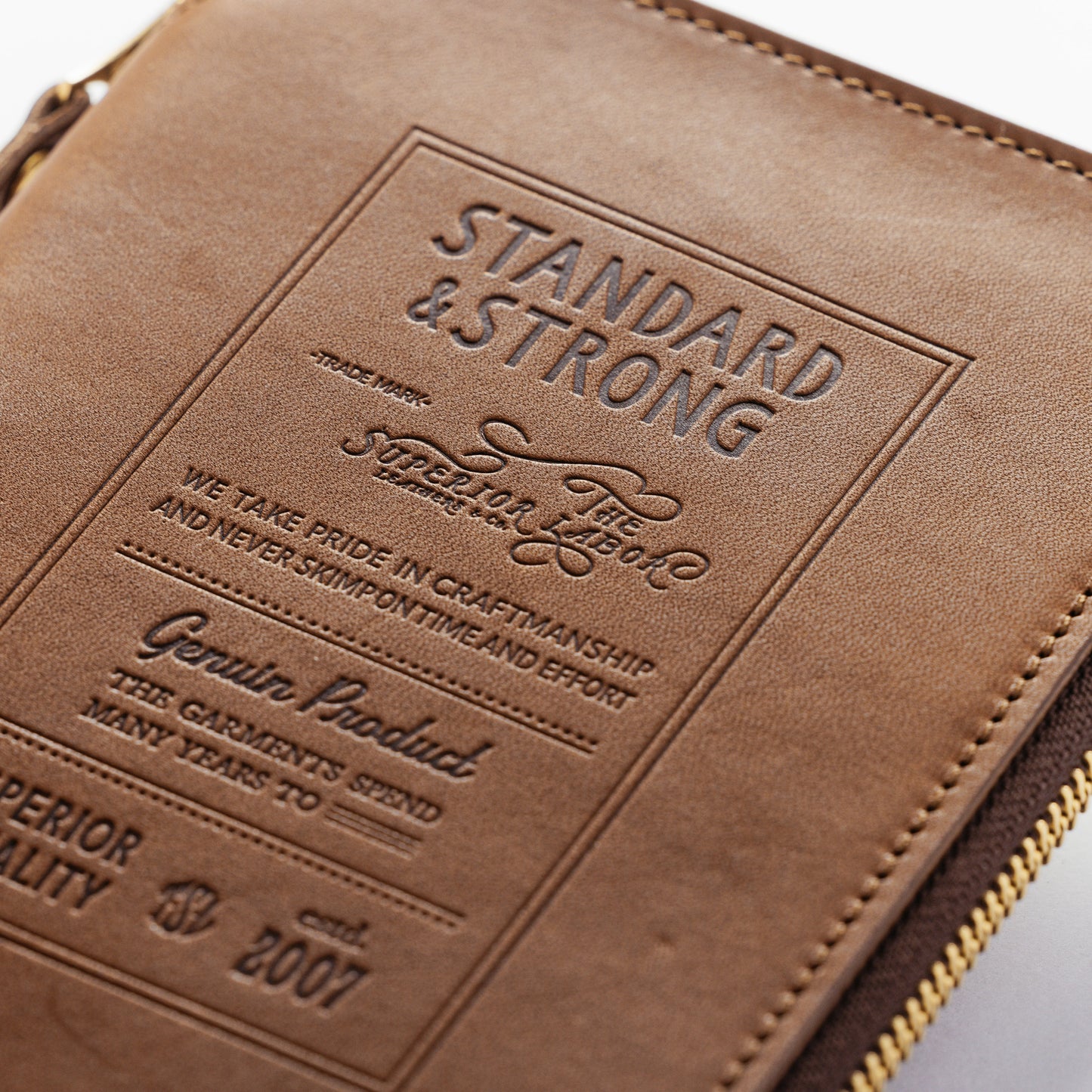 PRE-ORDER: A6 Zip Organizer TSL Stamped Leather