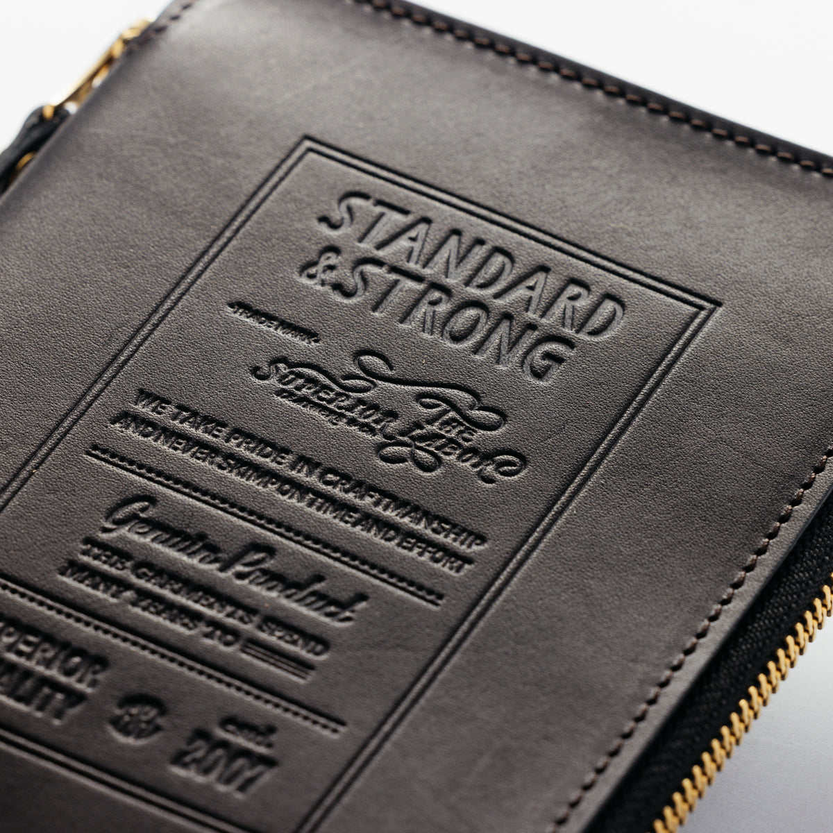 PRE-ORDER: A6 Zip Organizer TSL Stamped Leather