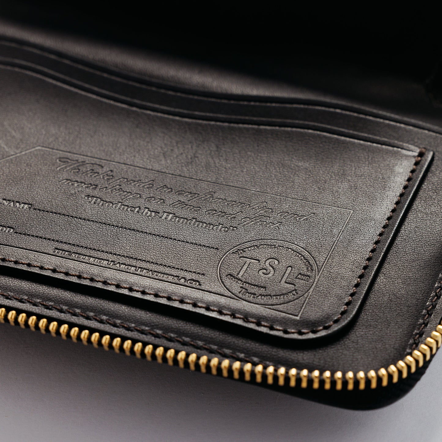PRE-ORDER: A6 Zip Organizer TSL Stamped Leather