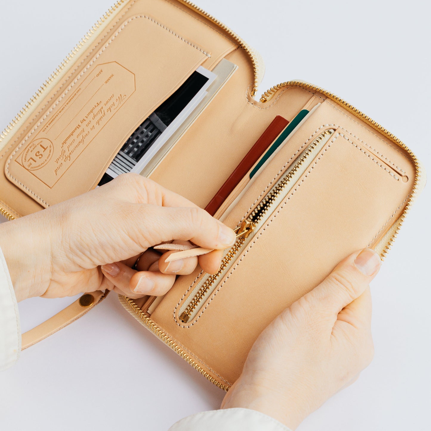 PRE-ORDER: A6 Zip Organizer TSL Stamped Leather