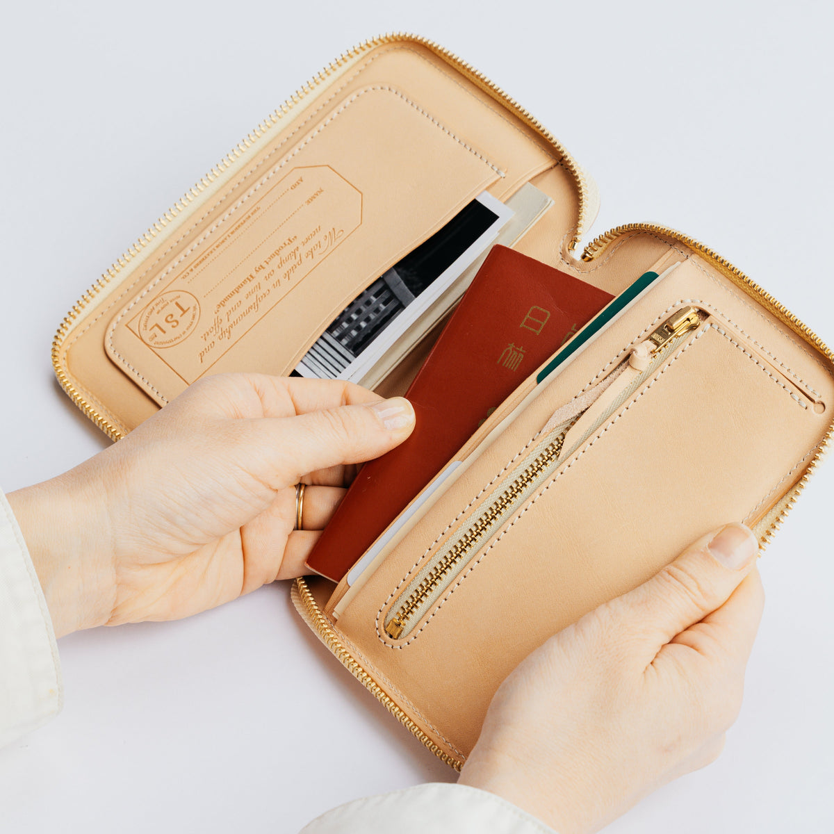 PRE-ORDER: A6 Zip Organizer TSL Stamped Leather