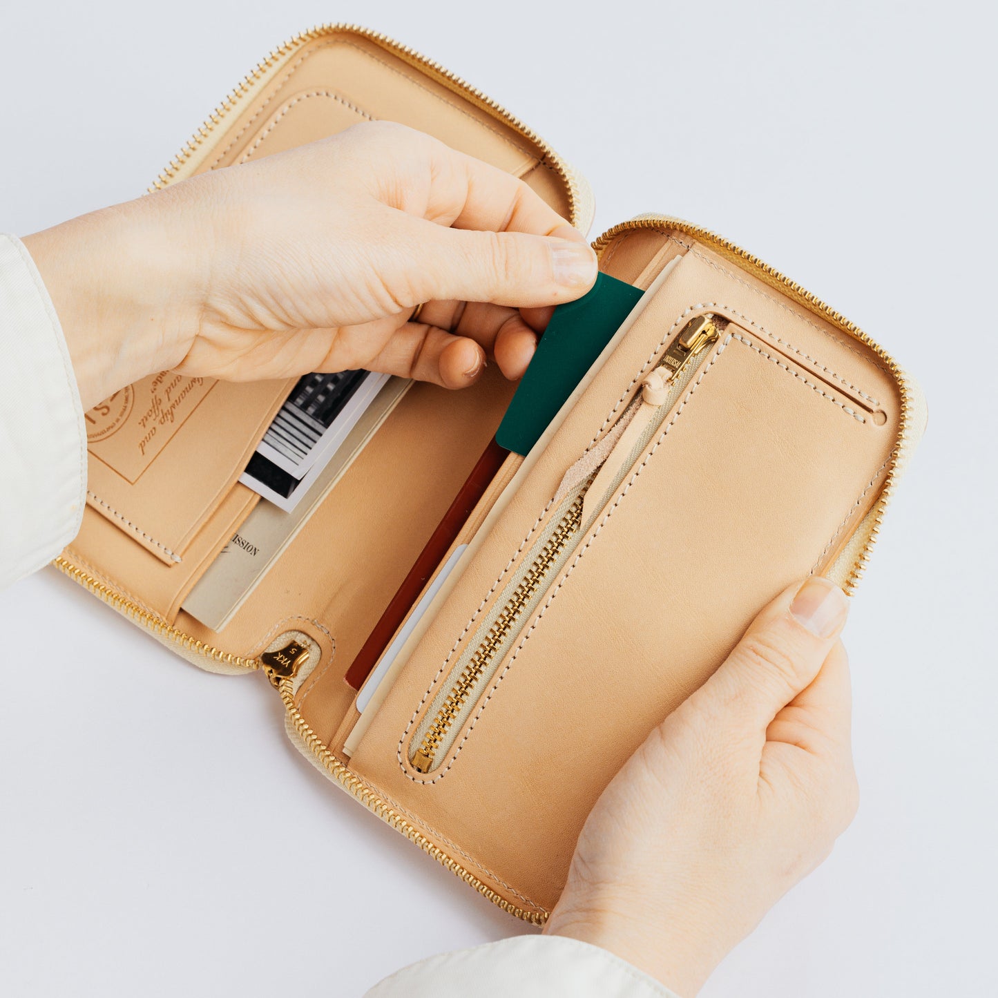 PRE-ORDER: A6 Zip Organizer TSL Stamped Leather