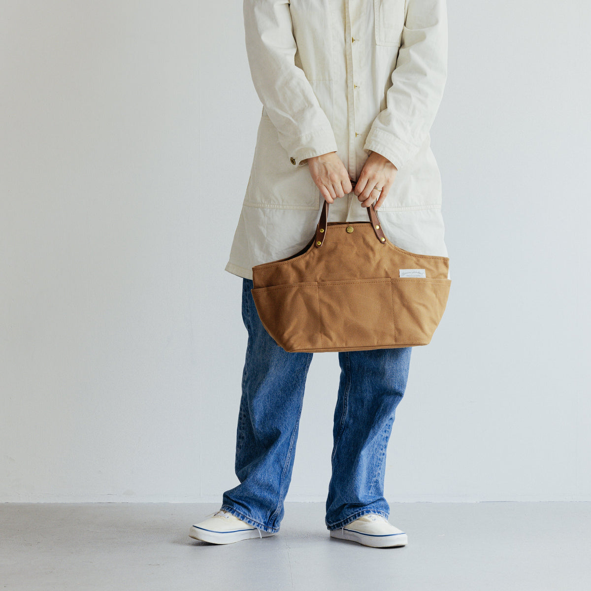 TSL paraffin canvas apron bag