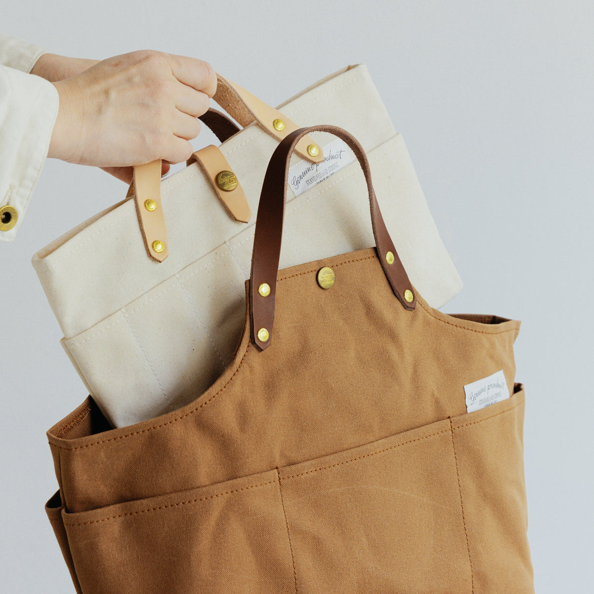 TSL paraffin canvas apron bag